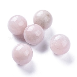 Природного розового кварца бусы, нет отверстий / незавершенного, сфера драгоценного камня, круглые, 35~35.5 мм