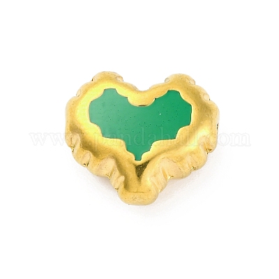 Эмалированные бусины из нержавеющей стали 304 STAS-B085-06G-06-1