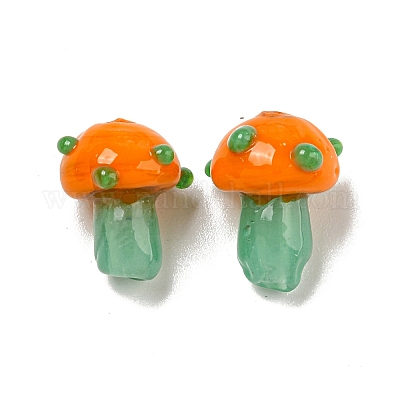 Бусы лэмпворк ручной работы LAMP-N025-03L-1