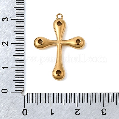 Подвеска из нержавеющей стали 304 со стразами&nbsp;STAS-B128-34G-1