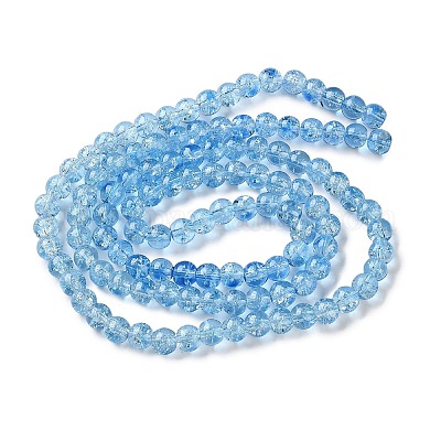 Стеклянные бусины кракле GLAA-XCP0002-03A-1