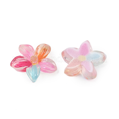 Кабошоны из смолы серии «цветок» CRES-Q008-01C-1