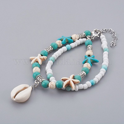 Cowrie Shell Bead Strand