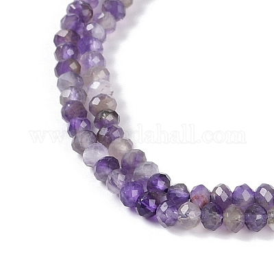 Natürlichen Amethyst Perlen Stränge&nbsp;G-G139-B09-01-1