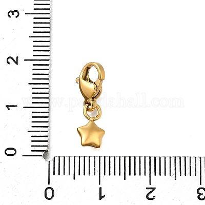 Подвесные украшения из нержавеющей стали 304 в форме звезды STAS-R159-37G-1