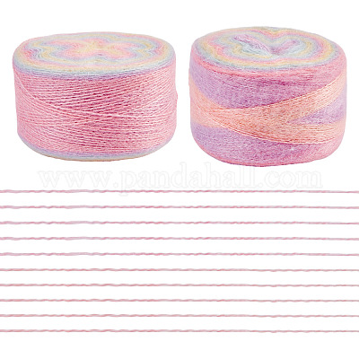 Сегментированная окрашенная пряжа для вязания DIY-TAC0033-03I-1