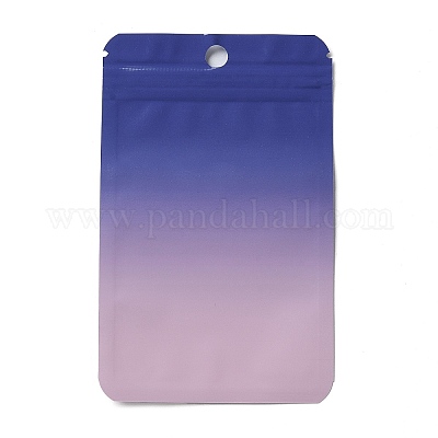 Прямоугольные блестящие голографические пакеты из ПВХ с застежкой-молнией ABAG-P011-01D-03-1
