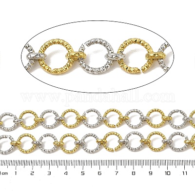 Двухцветные звеньевые цепи из нержавеющей стали 304 с ионным покрытием (IP) CHS-M006-12PG-1