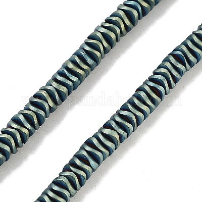 Гальванические нити из синтетических немагнитных гематитовых бусин G-H020-M01-15-1