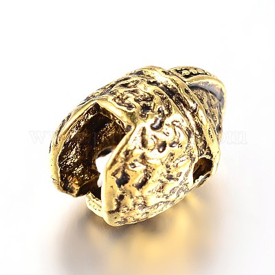 Бусы в тибетском стиле из сплава для гладиаторского шлема X-PALLOY-E378-03AG-1