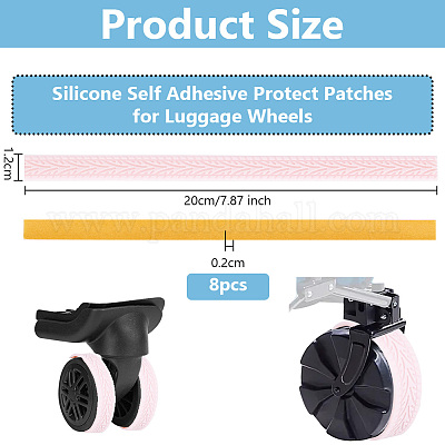 8 шт. силиконовые самоклеящиеся защитные пластыри FIND-WH0148-096B-1