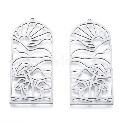 Подвески из нержавеющей стали 201 STAS-N090-LA959-1-1