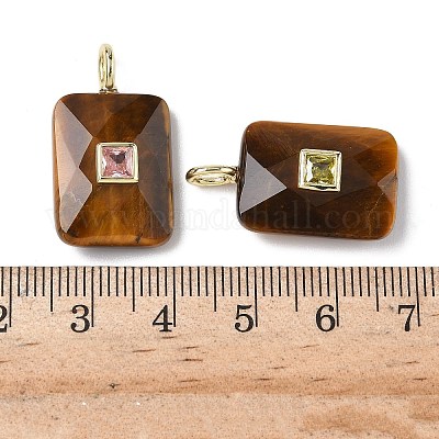 Природных тигровый глаз подвески G-I391-03G-04-1