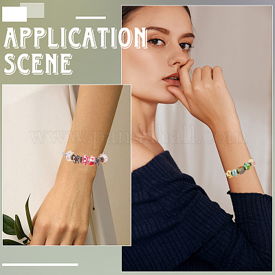 120шт смоляные европейские бусины RPDL-SP0001-03-1