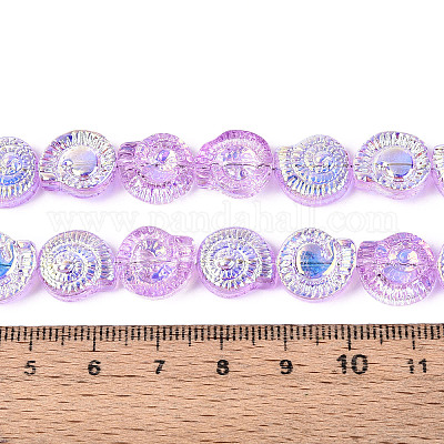 Гальванизируйте прозрачное стекло бисер нитей EGLA-S190-05G-1