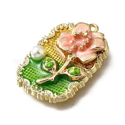 Подвески из эмали и сплава ENAM-K076-02E-G-1