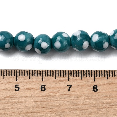 Бусины лэмпворк  LAMP-D002-8mm-01E-1