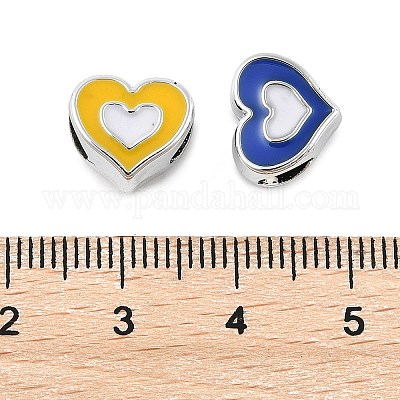 Ccb пластиковые европейские бусины CCB-M003-01G-1