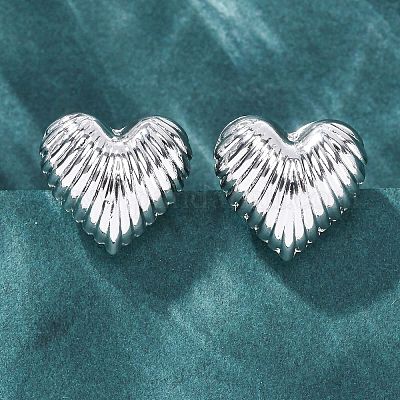 Латунь серьги EJEW-Q015-18P-1