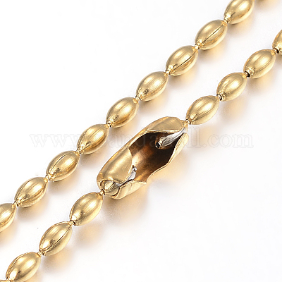 5 m/lot Stainless steel Metal Ball Bead Chains For DIY Necklaces