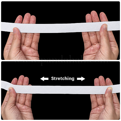 3 стиль плоские полиэстеровые противоскользящие резинки SRIB-GF0001-47B-1