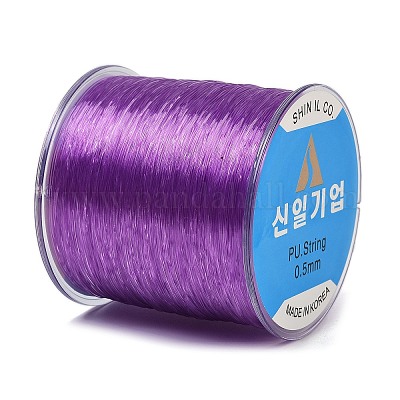 Корейская эластичная эластичная нить с круглыми кристаллами EW-Z002-02B-0.5mm-1