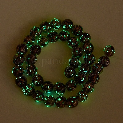 Ручной золотой песок бусины бисер нитей LAMP-P051-L06-12mm-1