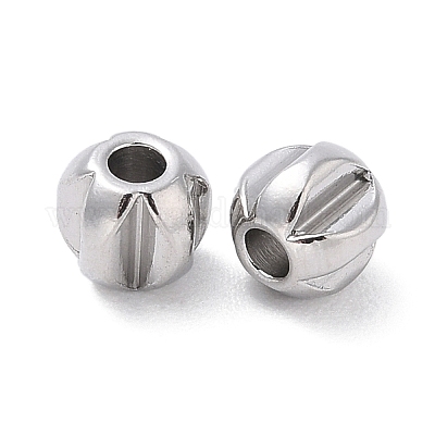 Бусины из нержавеющей стали марки 304 STAS-B065-01P-1