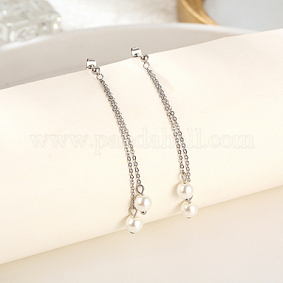 Серьги-гвоздики из нержавеющей стали 304 KZ5399-1-1