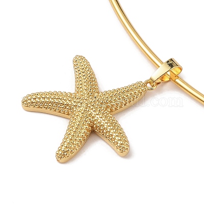 Латунное ожерелье с подвесками BJEW-Q350-07B-G-1