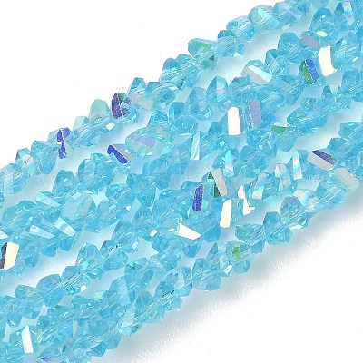 Гальванизируйте прозрачное стекло бисер нитей EGLA-P061-04C-AB20-1