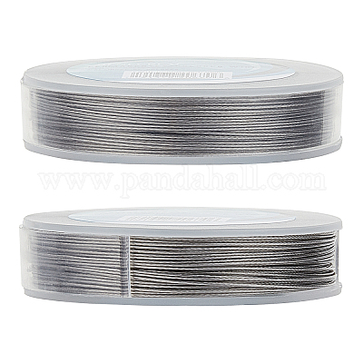 Wholesale BENECREAT 40m 0.6mm 7-Strand Tiger Tail Beading Wire 201 Stainless  Steel Nylon Coated Craft Jewelry Beading Wire for Crafts Jewelry Making 
