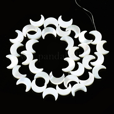 Нити бусин из натуральных трохоидных/трохус ракушек X-SSHEL-N032-25-1