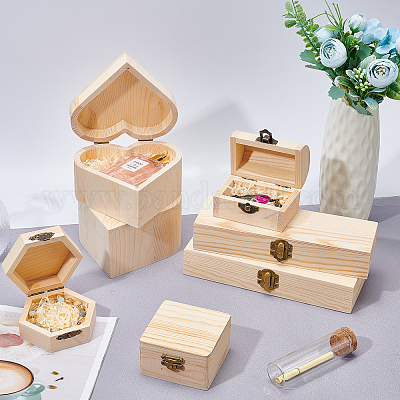 Ящик для хранения сосны WOOD-WH0107-47-1