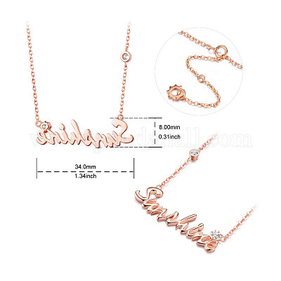 925 ожерелье из стерлингового серебра JN695B-1