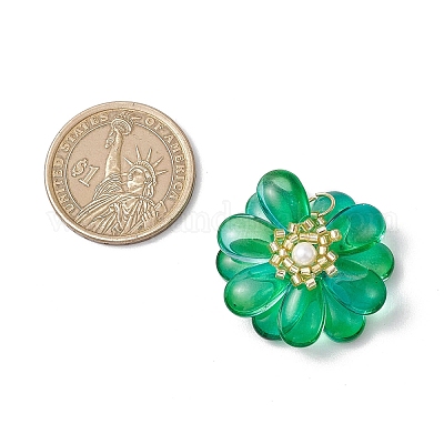 Прозрачные стеклянные подвески PALLOY-MZ00723-02-1