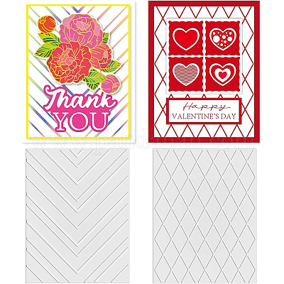 2 шт. 2 стиля углеродистой стали пластина для горячей фольги металлические штампы DIY-BC0005-61-1