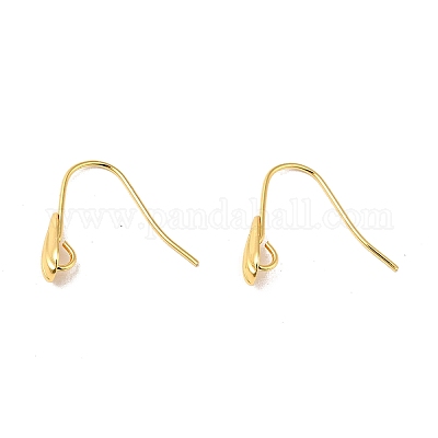 Ottone orecchino gancio&nbsp;KK-C003-01G-1