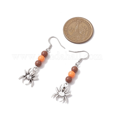 Orecchini pendenti in ottone&nbsp;EJEW-JE06037-1