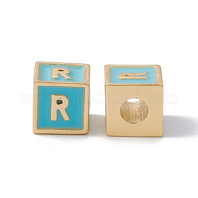 Стойки покрытие латунь эмаль бисер KK-B060-04G-06R-1