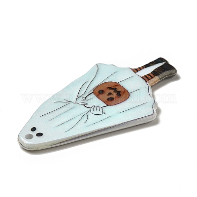 Акриловые подвески с принтом на хэллоуин MACR-G059-03E-1