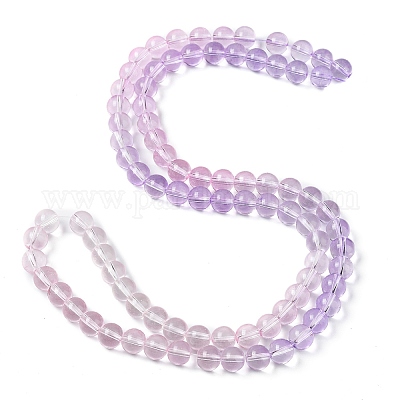 Выпечка расписные прозрачные стеклянные бусины X1-DGLA-M001-10mm-04-1