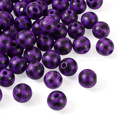 Натуральные деревянные бусы WOOD-TAC0010-05N-1