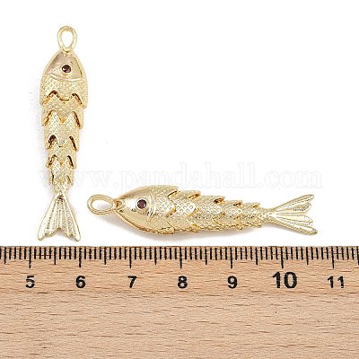 Латунные микро проложить кубического циркония подвески KK-A269-01C-G-1