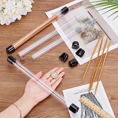 Прозрачные контейнеры для пластиковых шариков из ПВХ AJEW-WH0460-071A-1