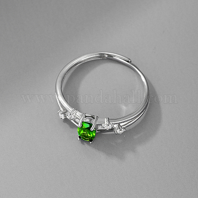 925 серебряное регулируемое кольцо с натуральным опалом для женщин LA8882-1