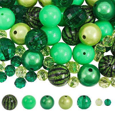78pcs Acrylperlen&nbsp;MACR-SP0001-76-1