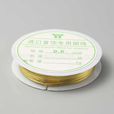 Basteldraht aus Messing&nbsp;CWIR-WH0017-01C-G-1