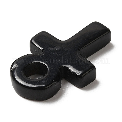 Природные подвески обсидиана G-R492-03K-1