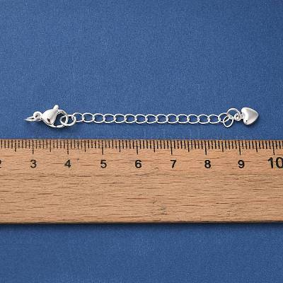 Латунные концы стойки с цепочкой и застежками-карабами KK-F873-05S-1